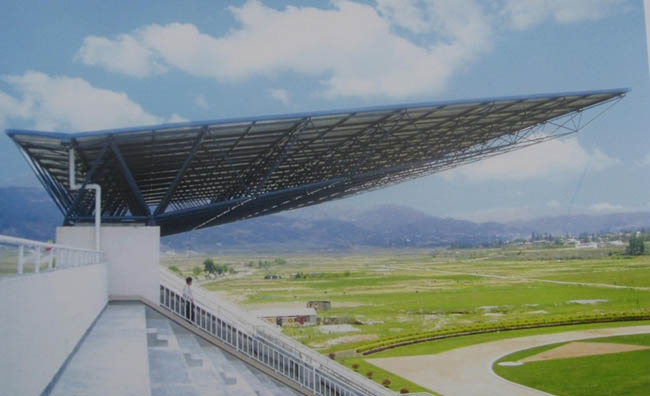 枝江体育场看台网架工程